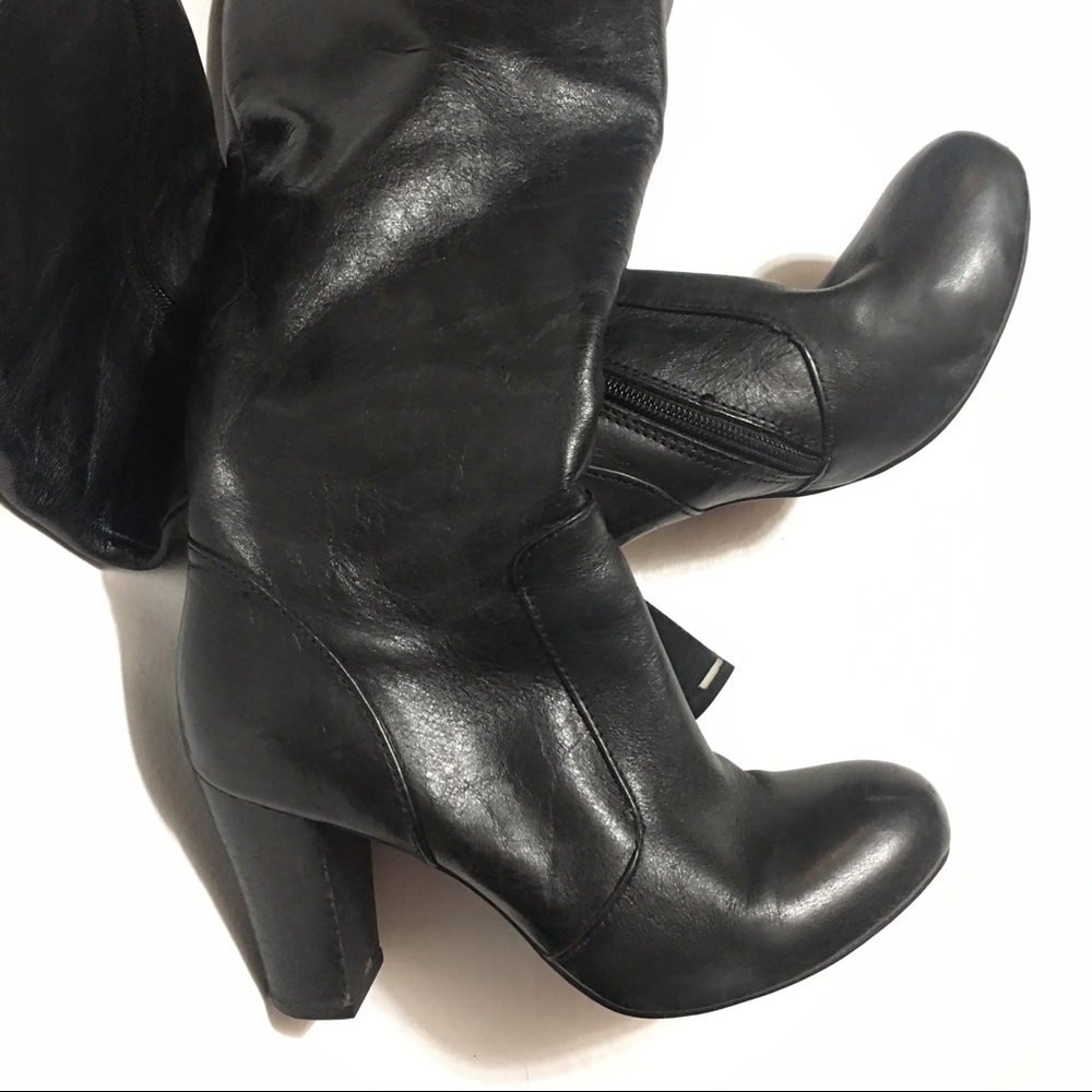 Born Crown boots black leather women size 6.5
